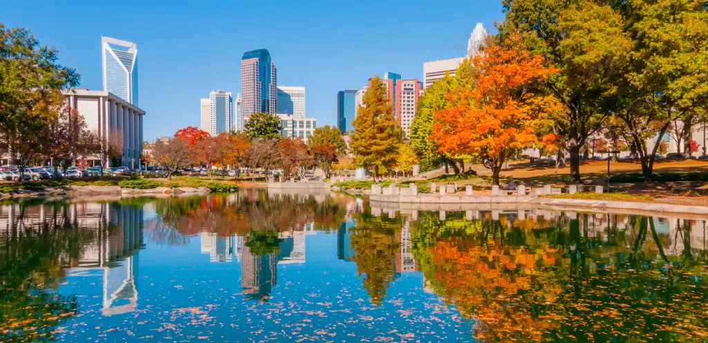 Charlotte, NC in the Autumn