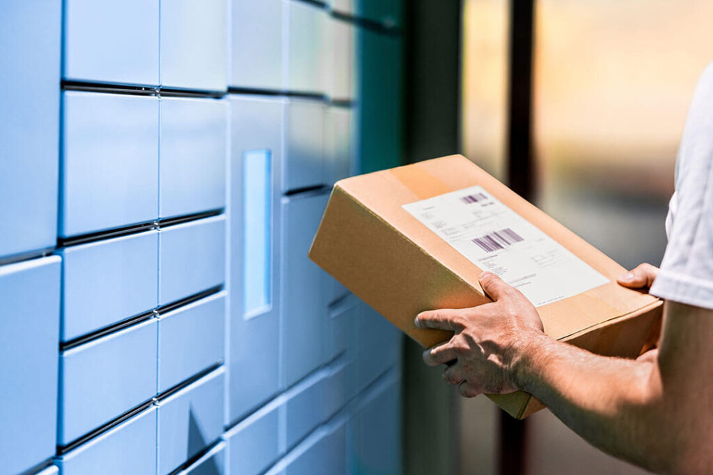 A package at a PO Box